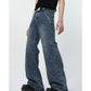 【24s March.】High Street Retro Washed Straight Jeans