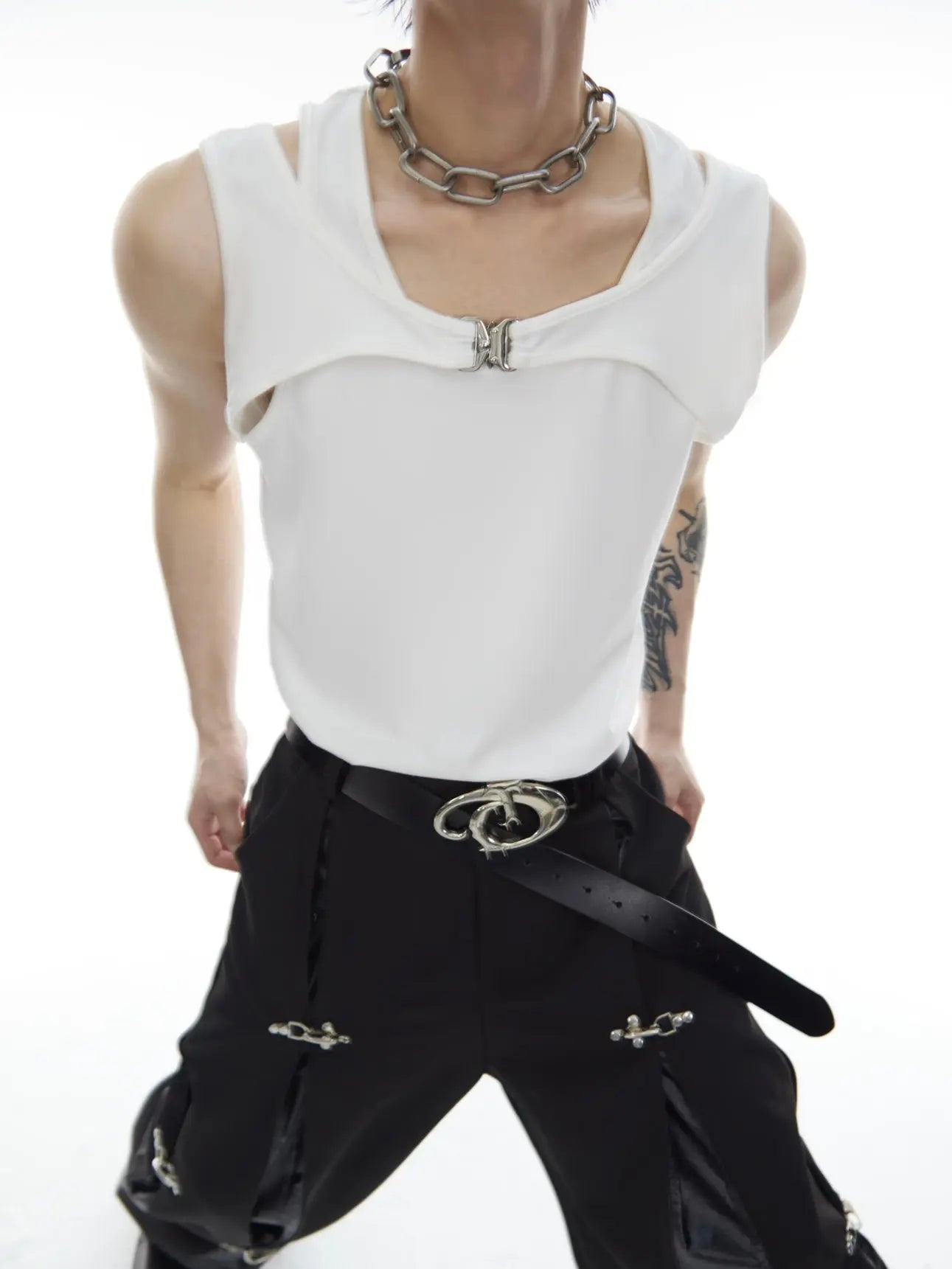 【23s May.】Slim Fit Vest ArtsKoreanMan