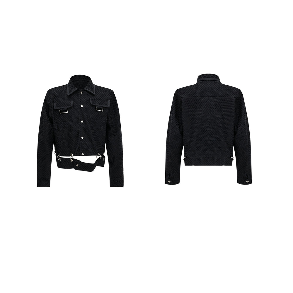 【24s Oct.】Mesh Design Casual Lapel Jacket ArtsKoreanMan