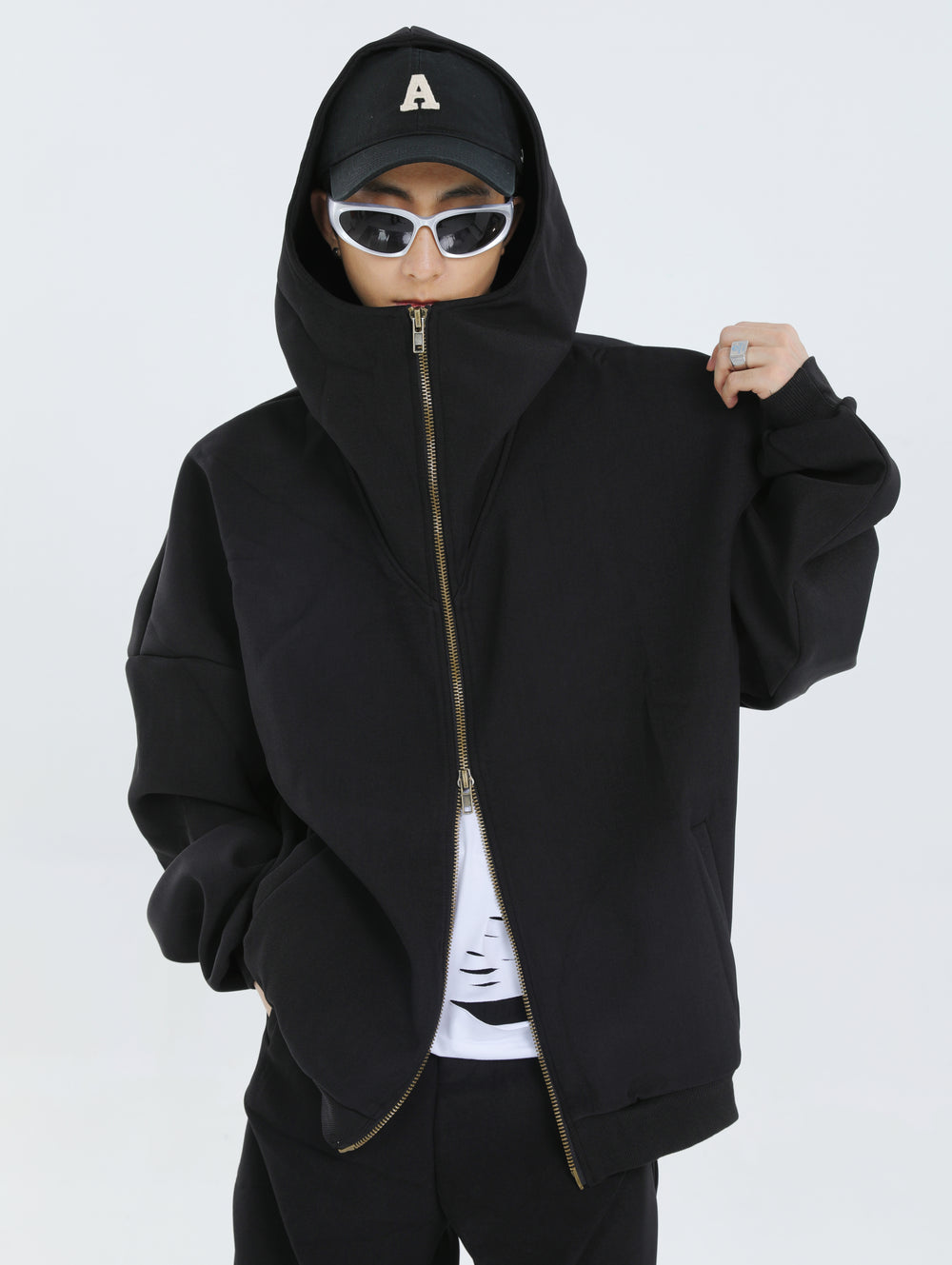 【23s September.】Double-zip Hooded Sweatshirt Set ArtsKoreanMan