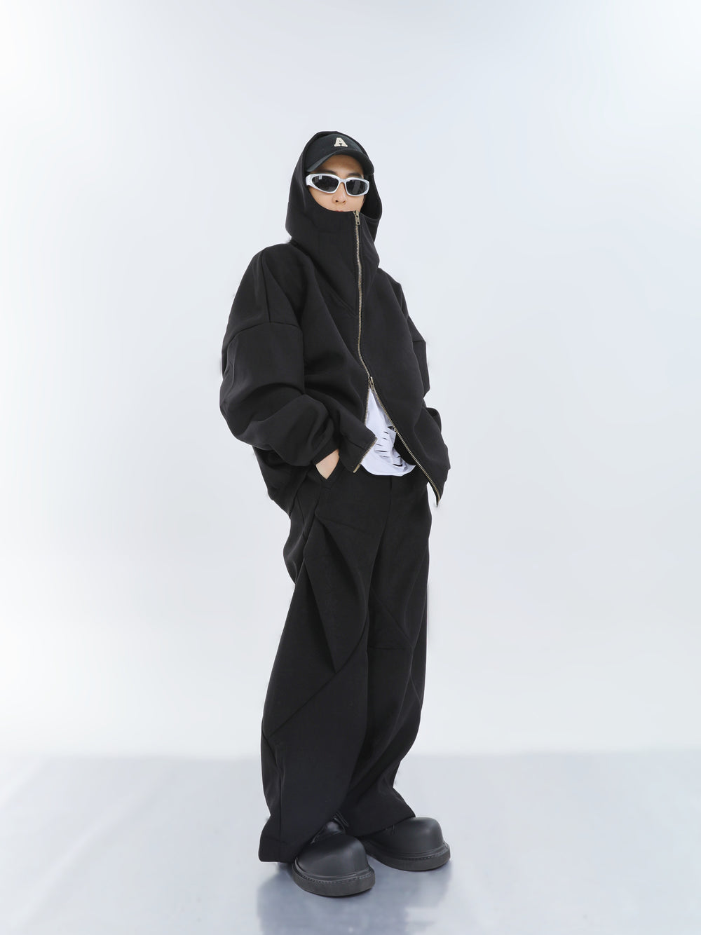 【23s September.】Double-zip Hooded Sweatshirt Set ArtsKoreanMan