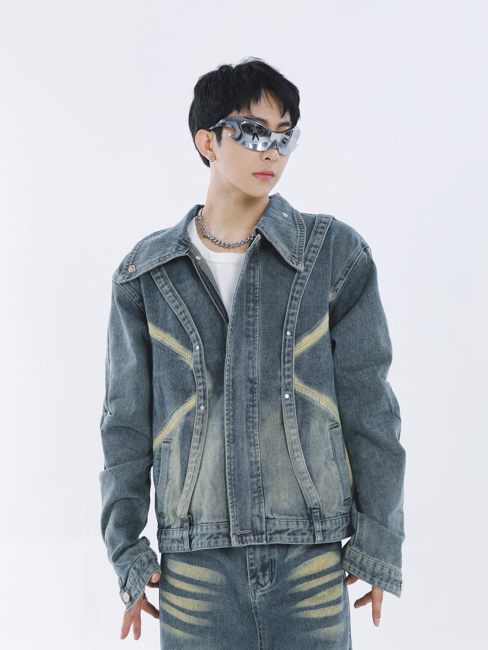 【23s September.】Vintage washed denim suit ArtsKoreanMan