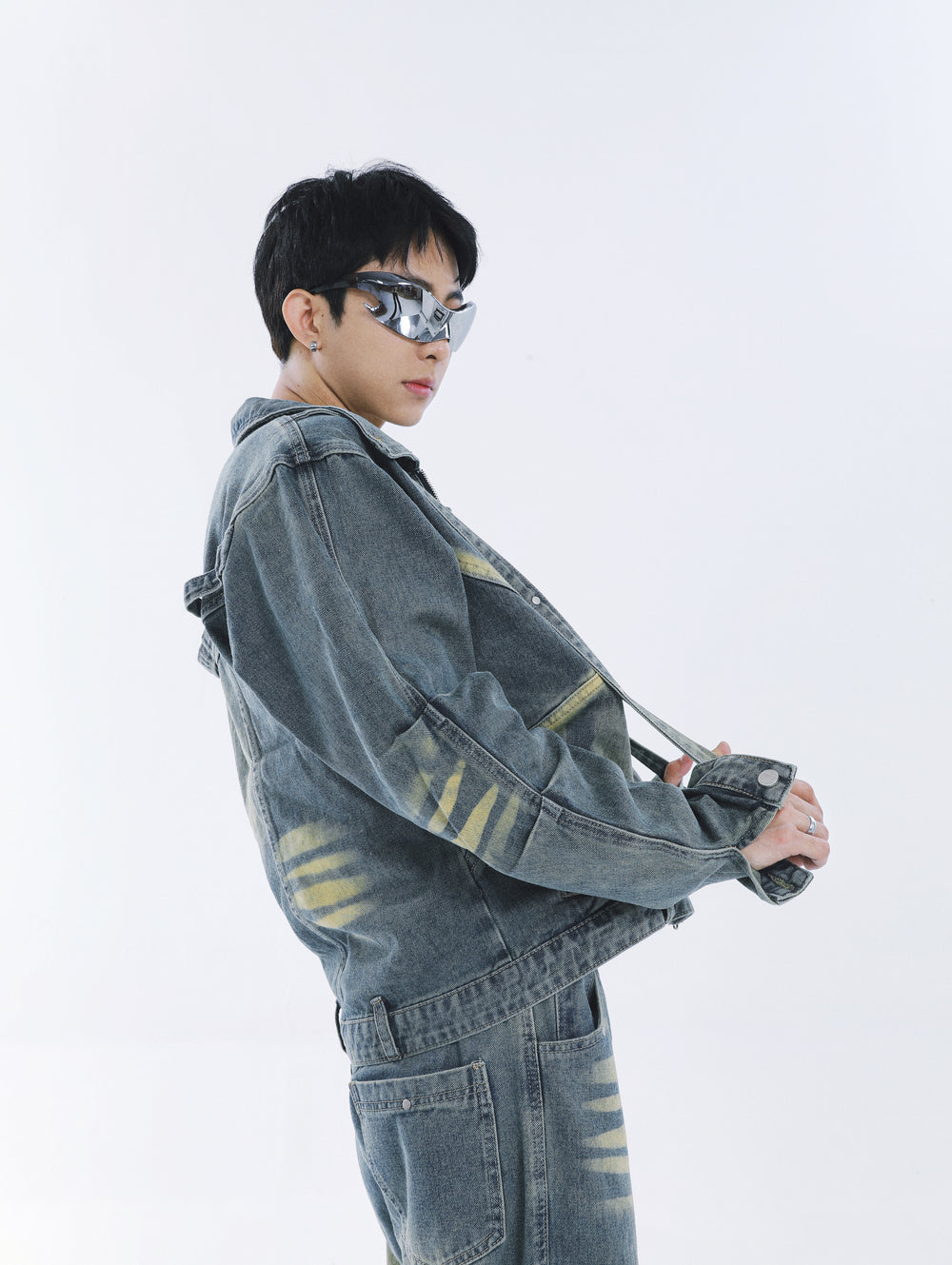 【23s September.】Vintage washed denim suit ArtsKoreanMan