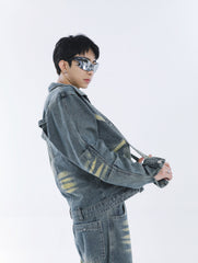 【23s September.】Vintage washed denim suit -M ArtsKoreanMan