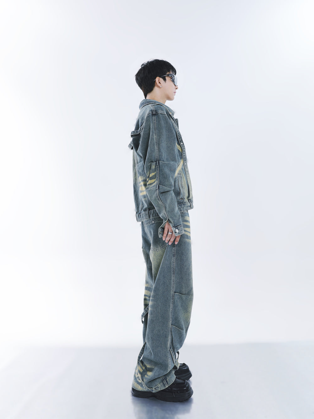 【23s September.】Vintage washed denim suit ArtsKoreanMan