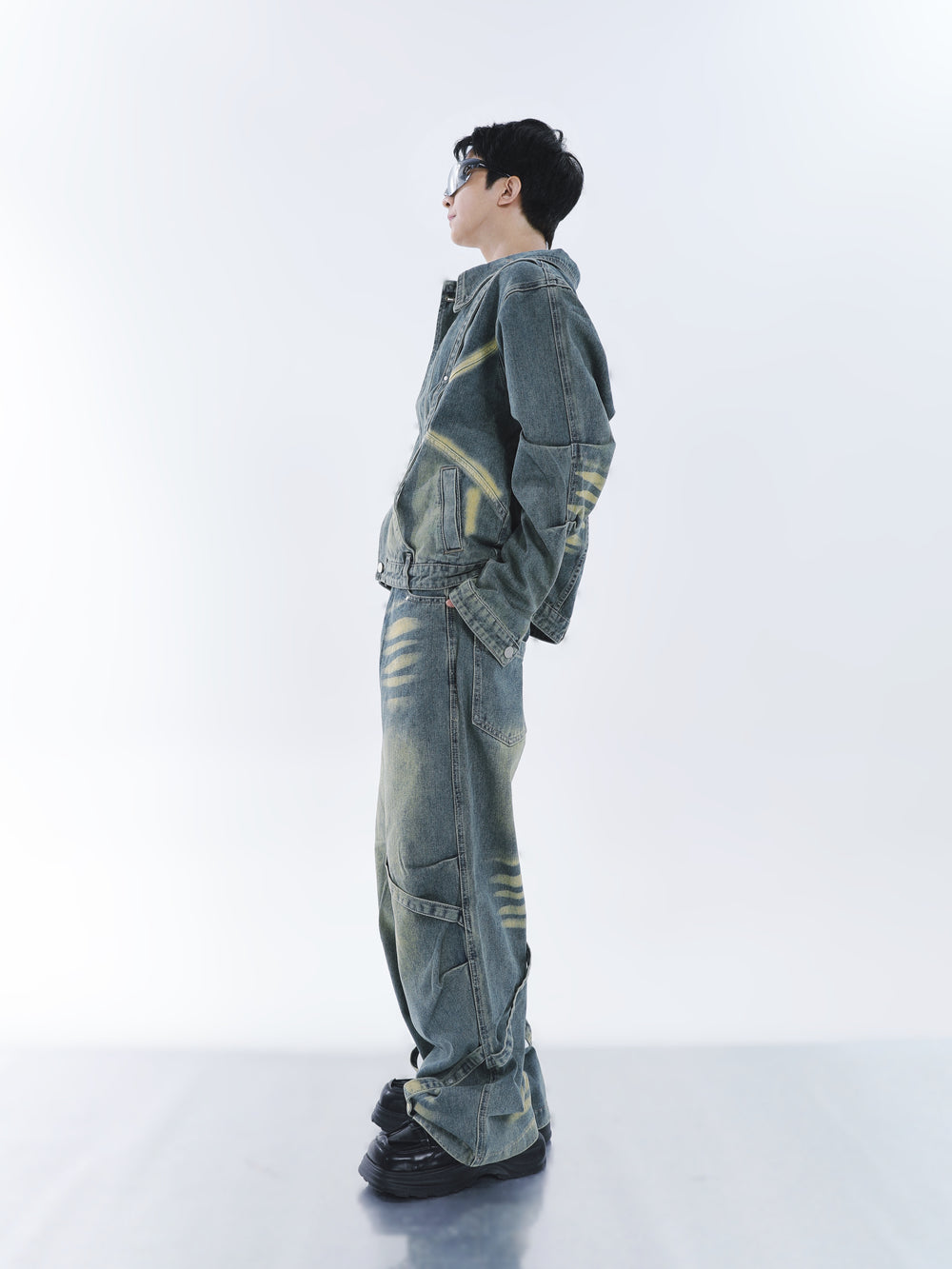 【23s September.】Vintage washed denim suit ArtsKoreanMan