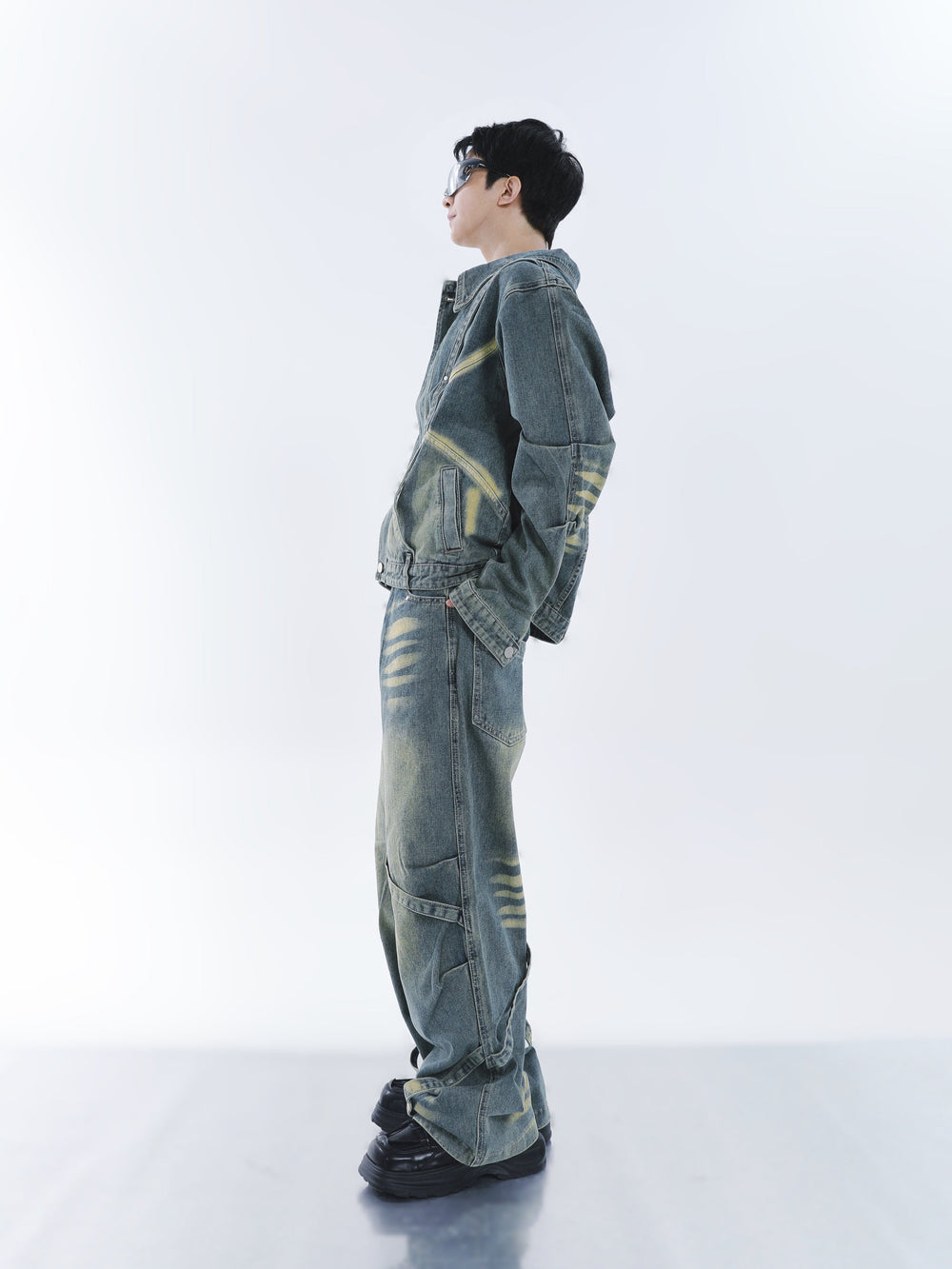 【23s September.】Vintage washed denim suit -M ArtsKoreanMan