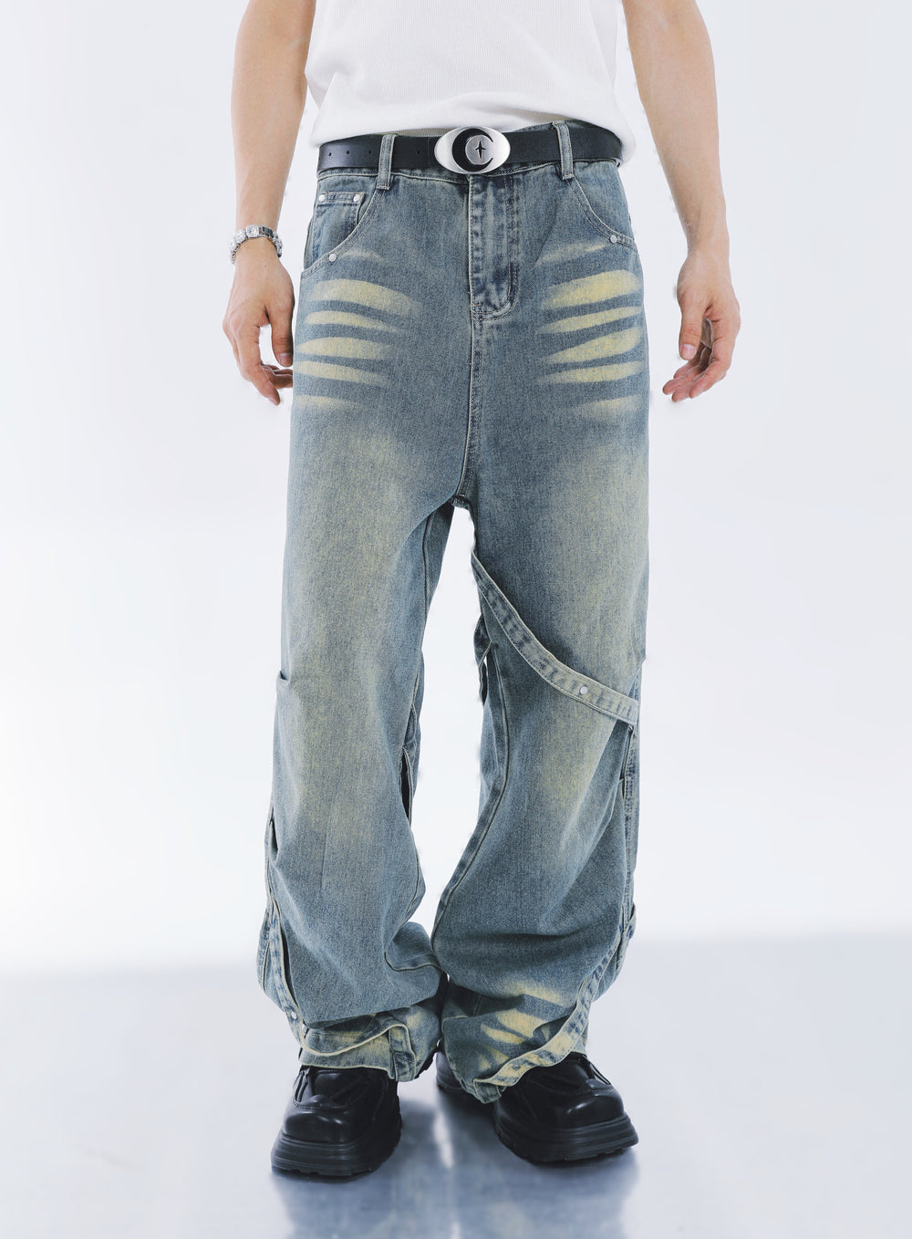 【23s September.】Vintage washed denim suit ArtsKoreanMan