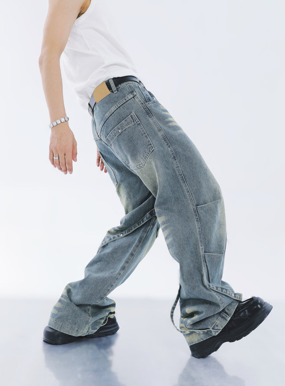 【23s September.】Vintage washed denim suit ArtsKoreanMan