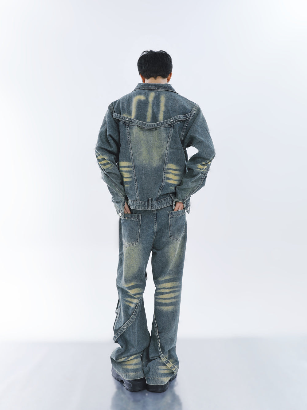 【23s September.】Vintage washed denim suit ArtsKoreanMan