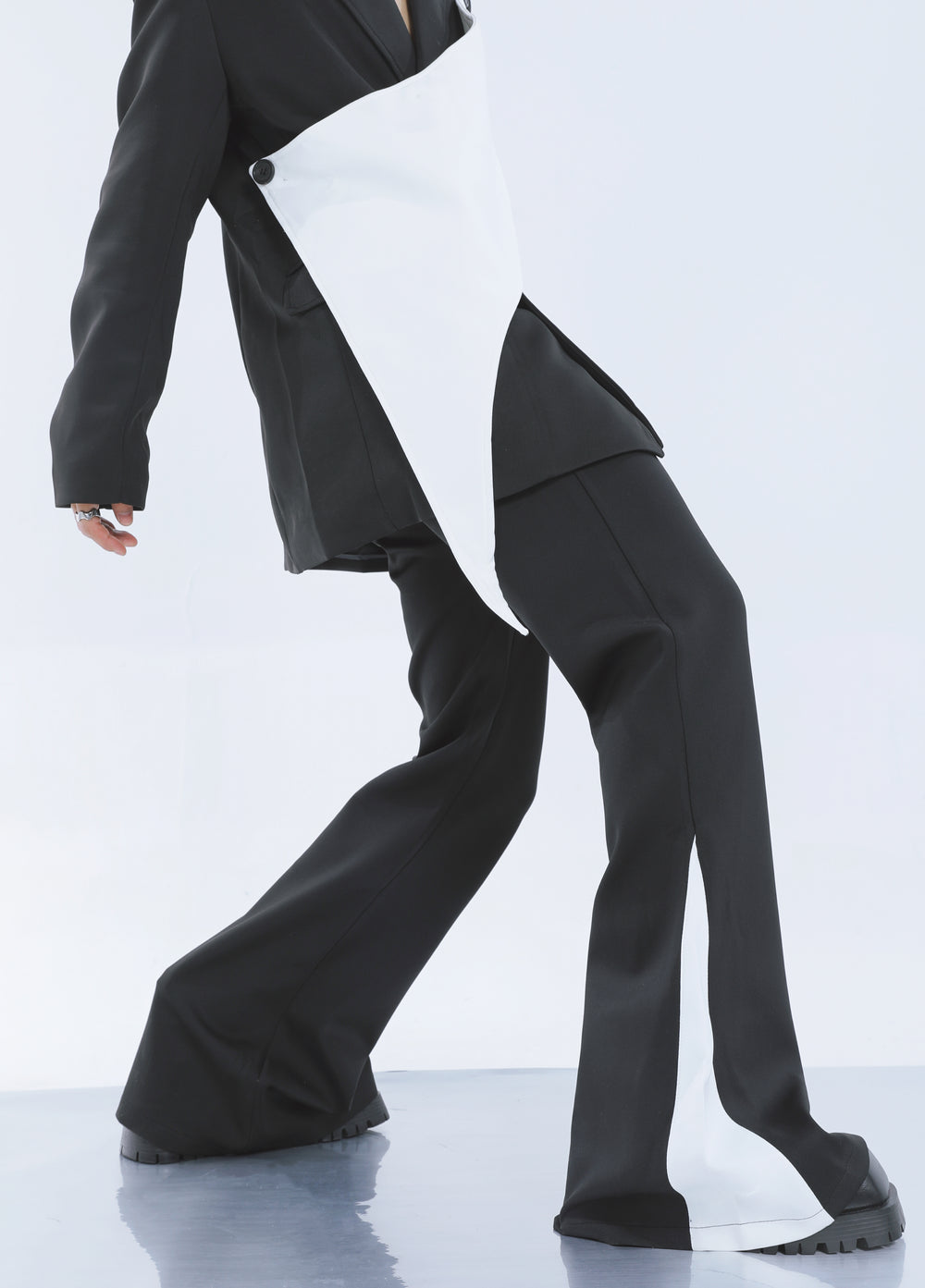 【23s September.】Removable Patchwork Double-Breasted Suit ArtsKoreanMan