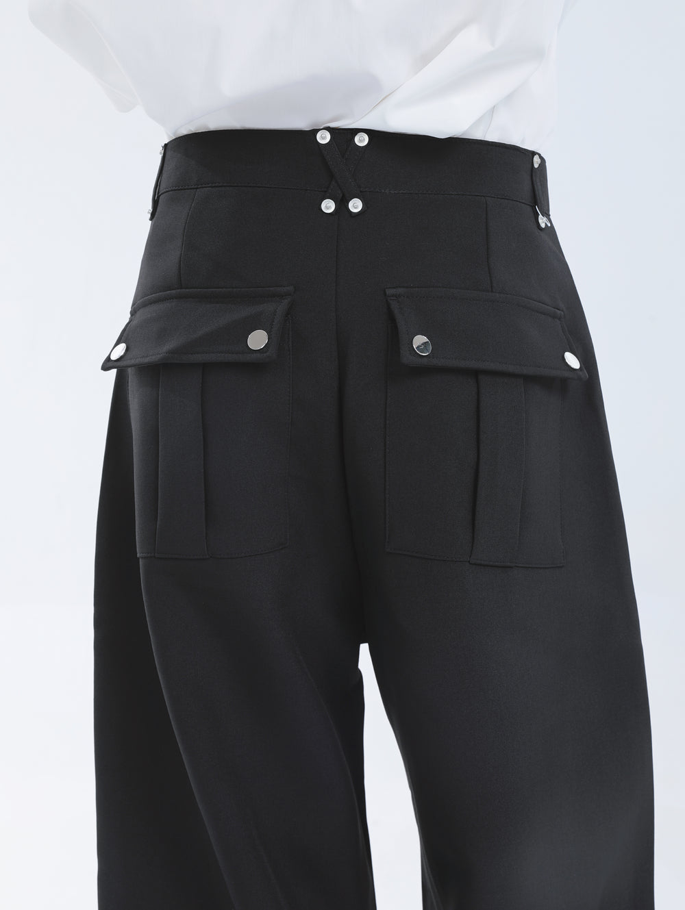 【23s September.】Shoulder Metal Double Zpper Design Shirt + Pants ArtsKoreanMan