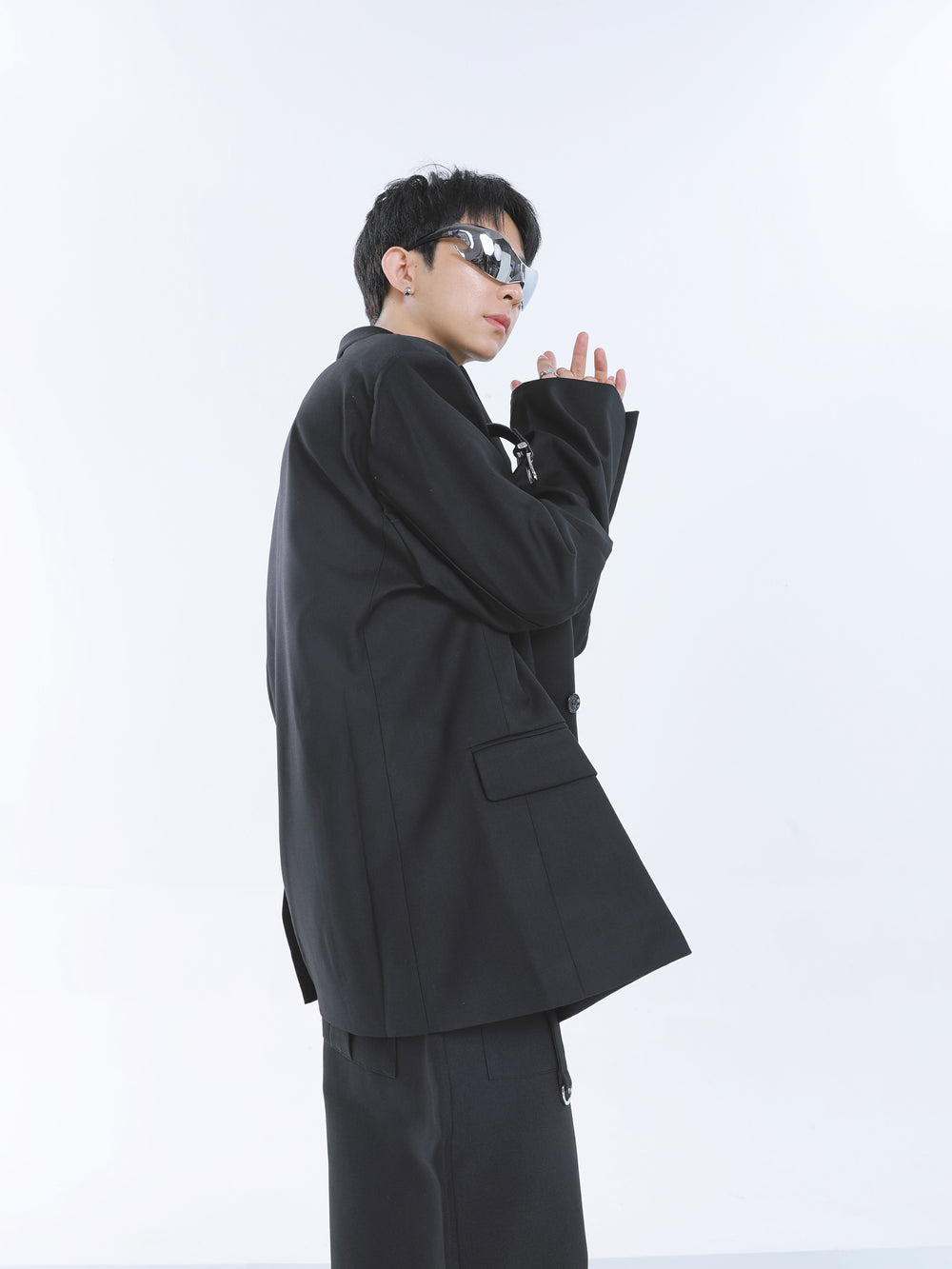 【23s September.】Belt Embellished Casual Suit ArtsKoreanMan