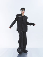 【23s September.】Belt Embellished Casual Suit -M ArtsKoreanMan