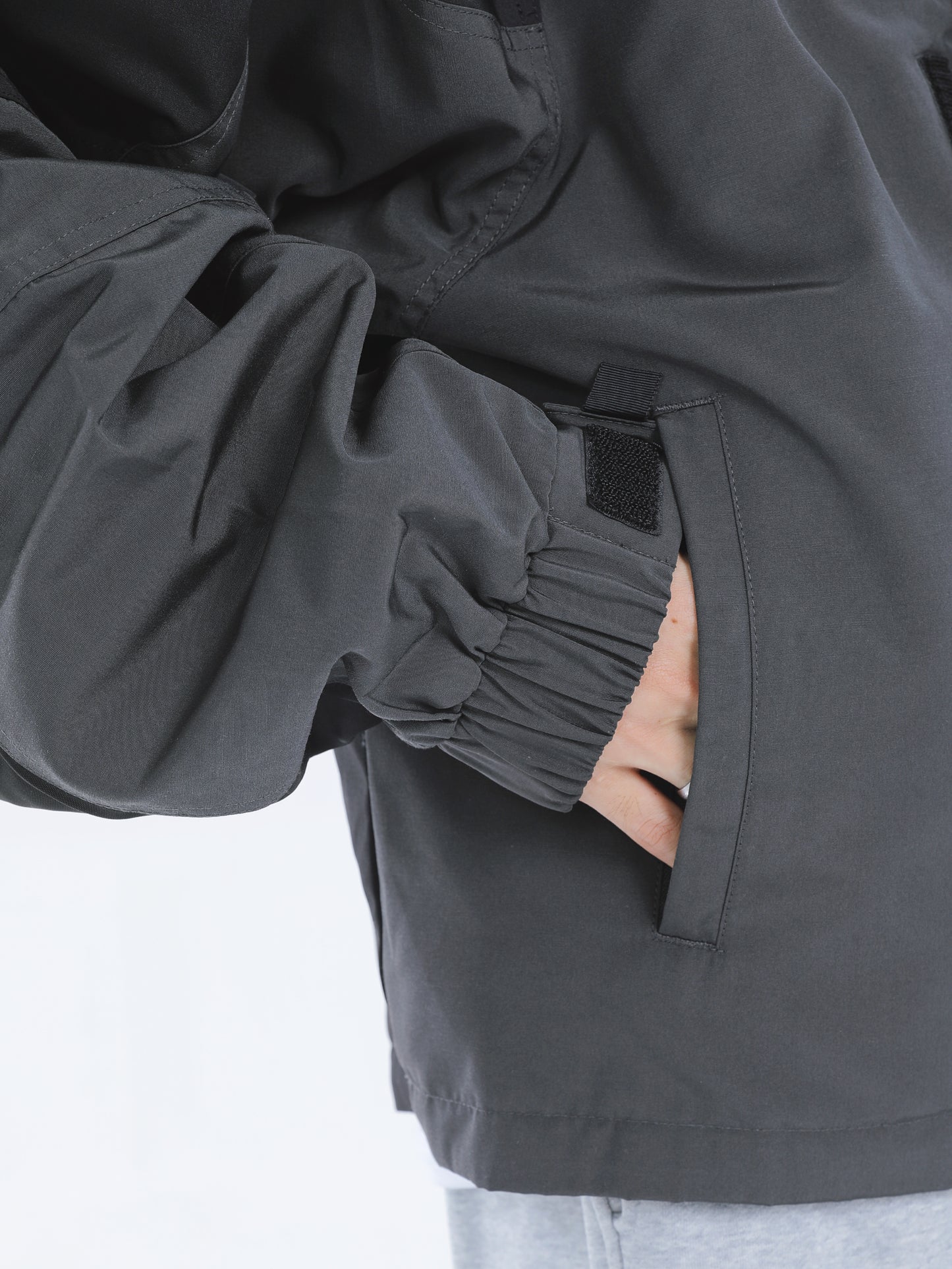 【23s September.】Workwear Retro Patchwork Design Stand Collar Jacket