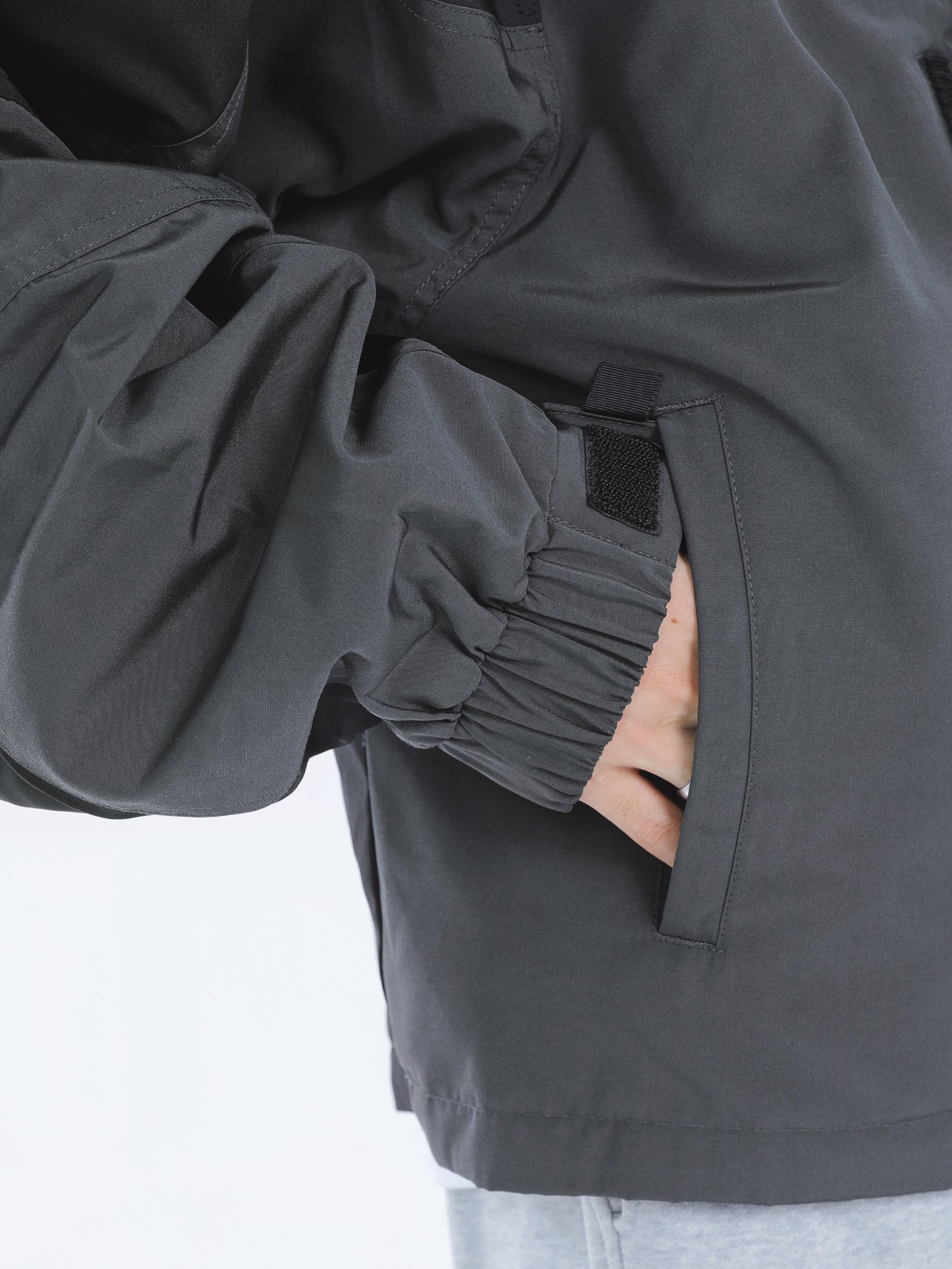 【23s September.】Workwear Retro Patchwork Design Stand Collar Jacket -L