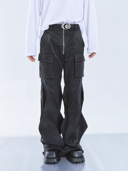 【23s September.】3D Cut Flared Casual Pants -M