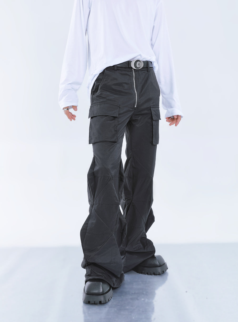 【23s September.】3D Cut Flared Casual Pants ArtsKoreanMan