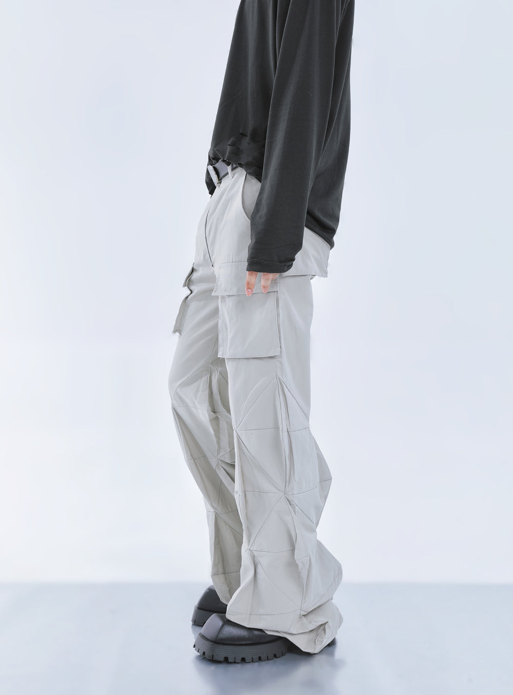 【23s September.】3D Cut Flared Casual Pants ArtsKoreanMan