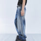 【23s September.】Niche Tie-dye Loose Wide-leg Jeans