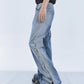 【23s September.】Niche Buttoned Gradient Jeans