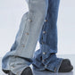 【23s September.】Niche Buttoned Gradient Jeans -M