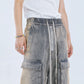 【23s September.】Large Pockets Cut Into Wide-leg Jeans