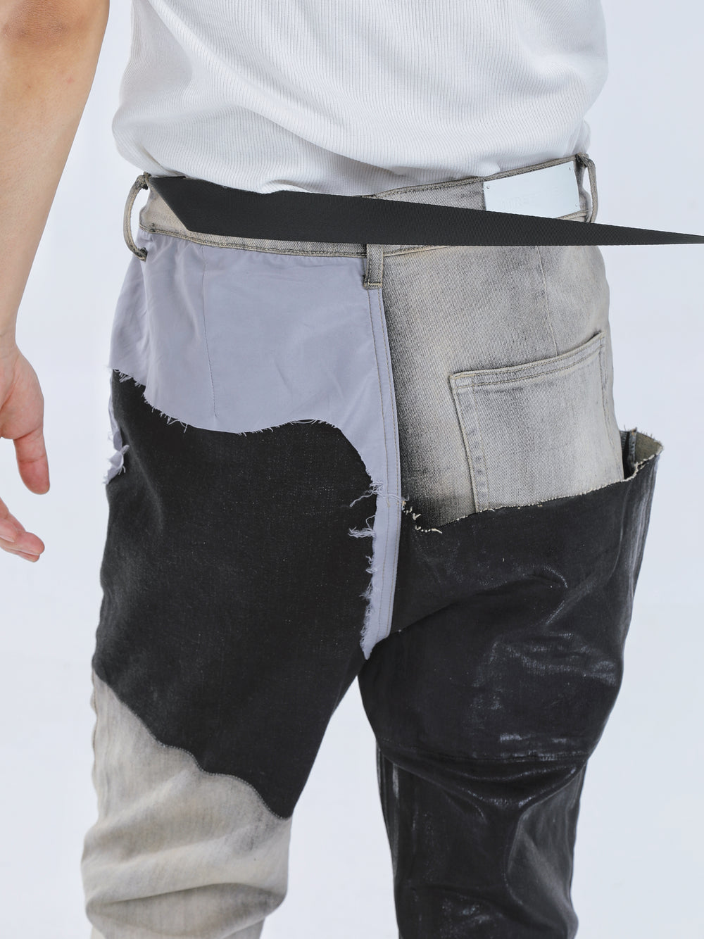 【23s September.】Paneled Coated Bootcut Stacked Jeans ArtsKoreanMan