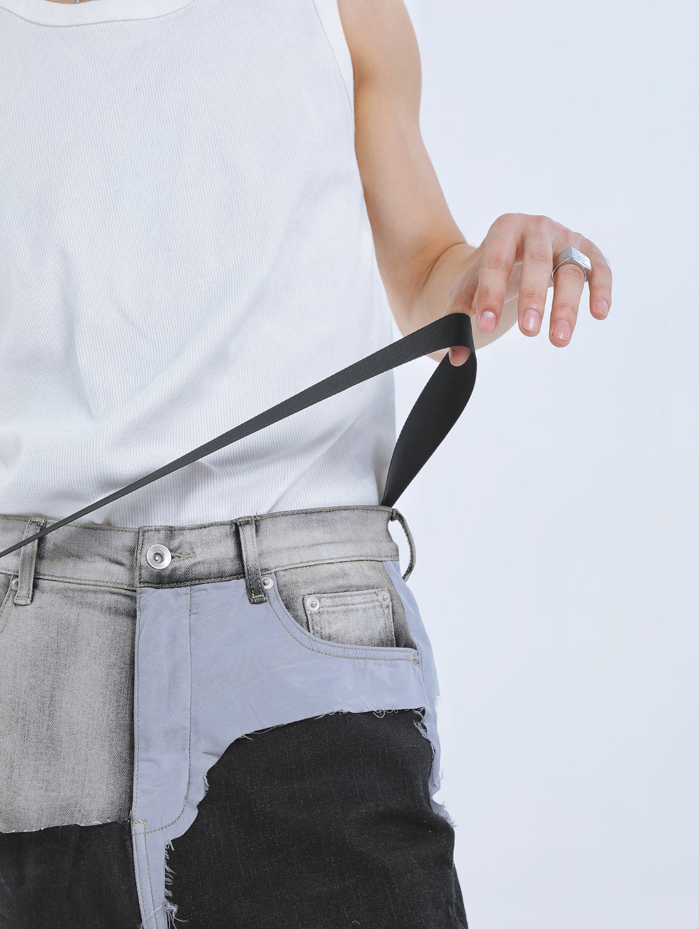 【23s September.】Paneled Coated Bootcut Stacked Jeans ArtsKoreanMan