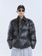 【23s September.】Diagonal Zipper Irregular Cotton Coat ArtsKoreanMan