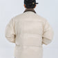 【23s September.】Diagonal Zipper Irregular Cotton Coat -L
