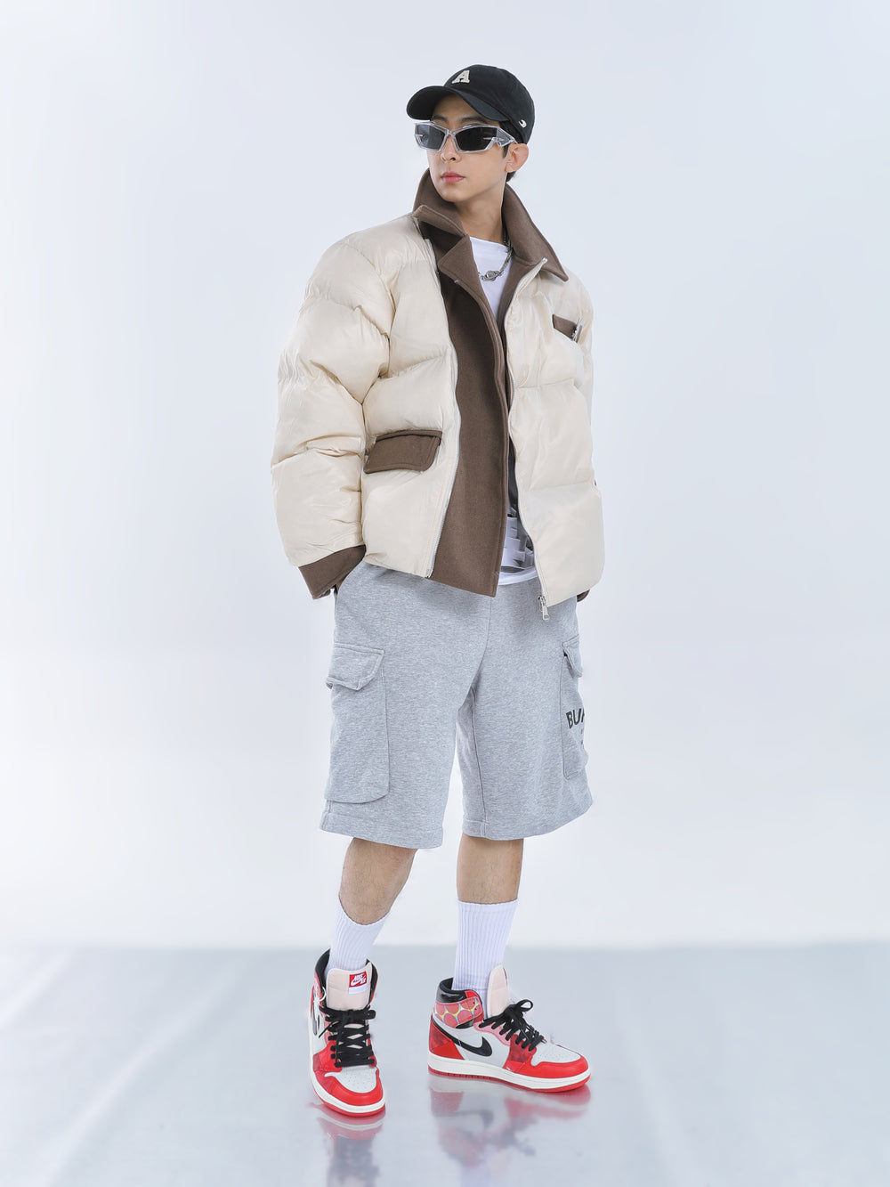 【23s September.】Diagonal Zipper Irregular Cotton Coat ArtsKoreanMan