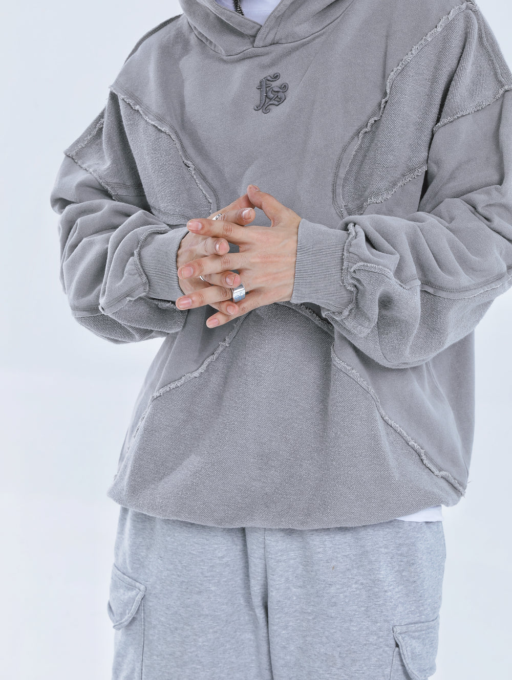 【23s September.】Solid Color High Street Hooded Sweater ArtsKoreanMan