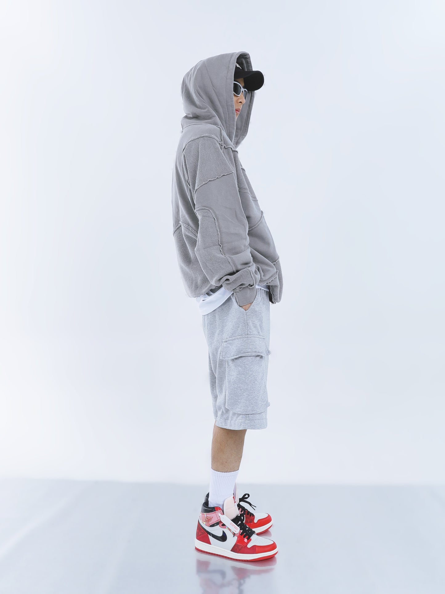 【23s September.】Solid Color High Street Hooded Sweater