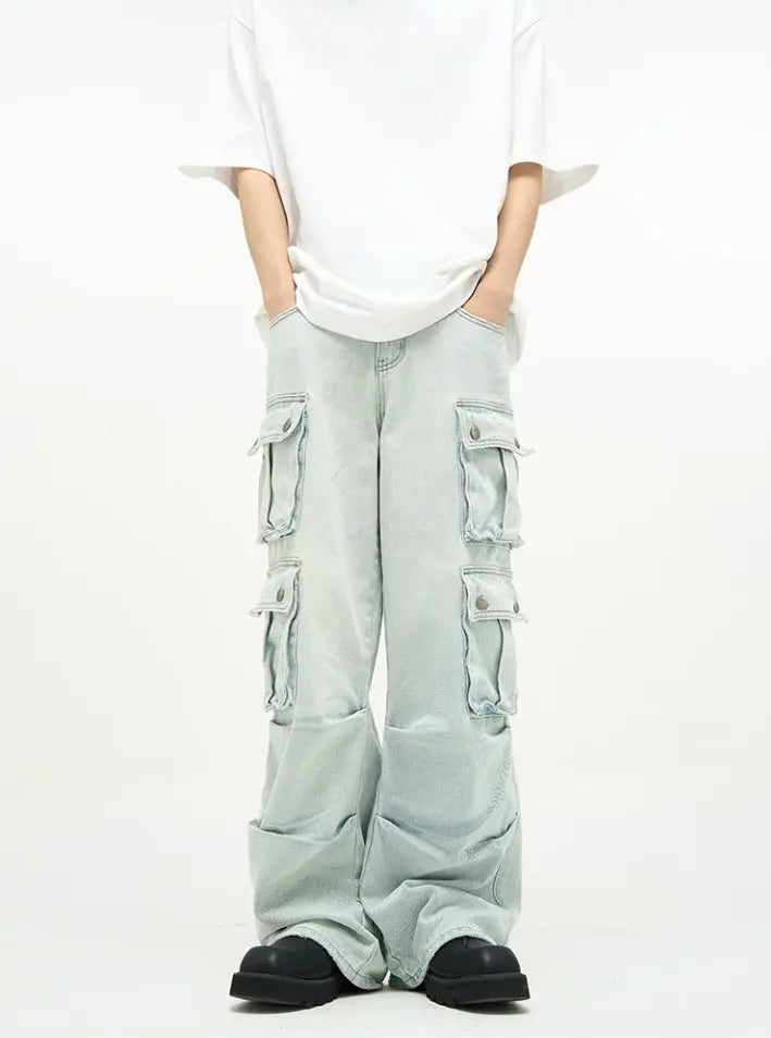 【23s September.】Oversized Mid-rise Jeans ArtsKoreanMan
