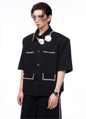 【25s May.】Rhinestone Chanel Style Short Suit