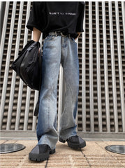 【25s Jul.】Contrast color tie-dye gradient flared jeans