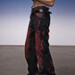 【25s Jul.】Flame Gradient Straight Jeans