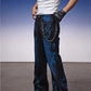 【25s Jul.】Flame Gradient Straight Jeans