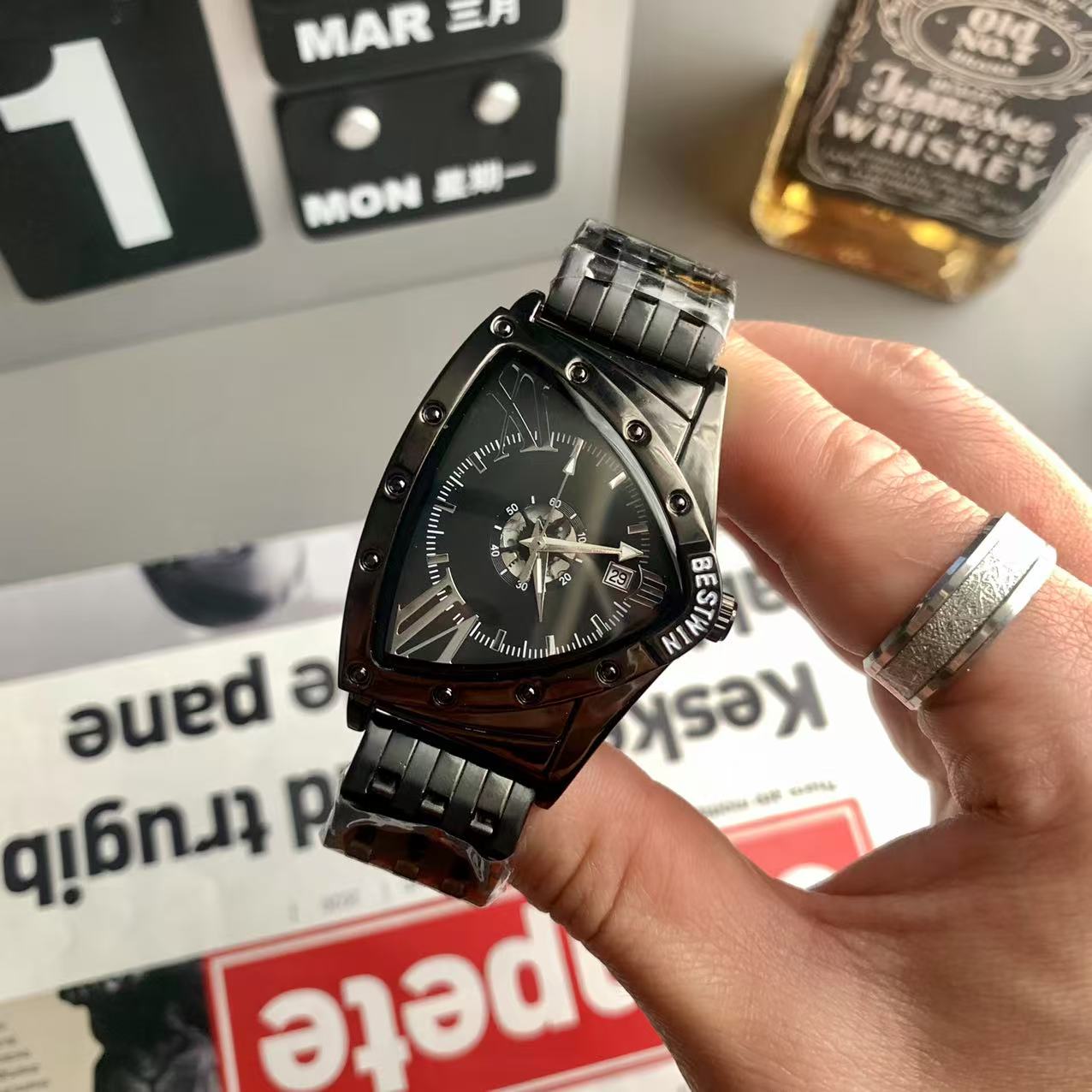 Wormhole Concept Triangle Watch Bracelet