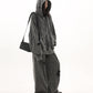 【25s Mar.】Destroyed Washed Distressed Hooded Cardigan Baggy Pants Suit