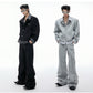【25s Aug.】Fake Two-piece Shirt And Cardigan Hoodie Set