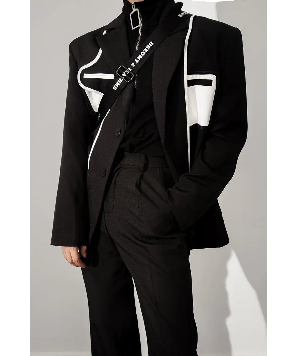 【23s August.】Stitching Casual Jacket ArtsKoreanMan