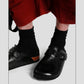 "Bullet Hole" Washed Horse Leather Birkenstock Slippers
