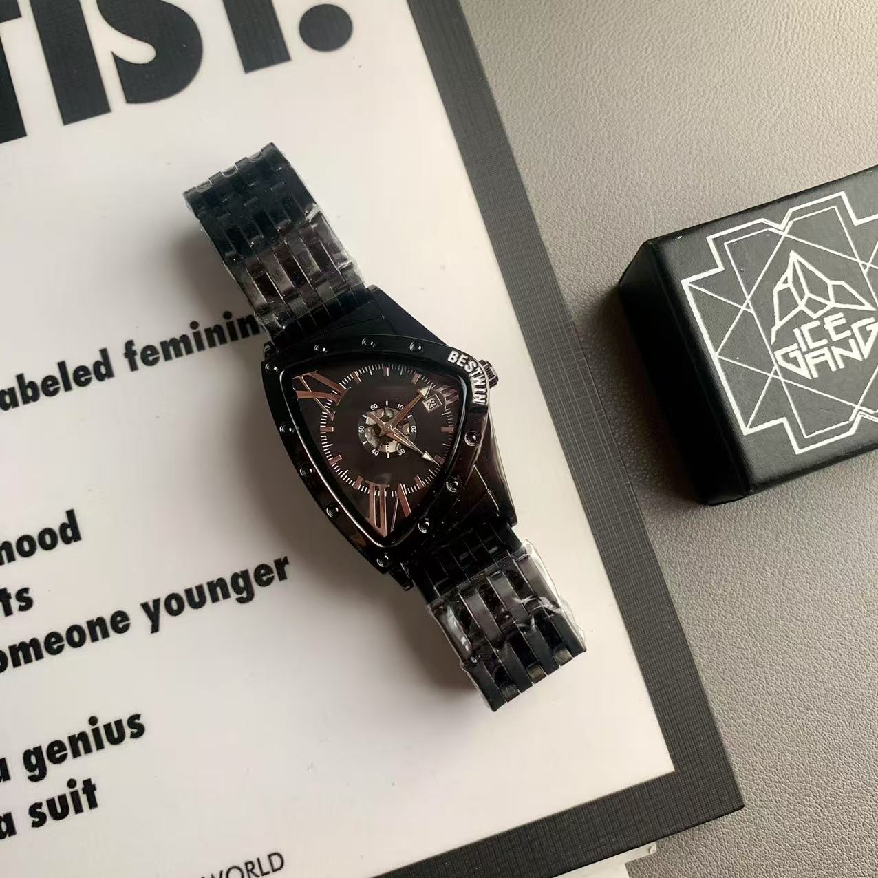 Wormhole Concept Triangle Watch Bracelet