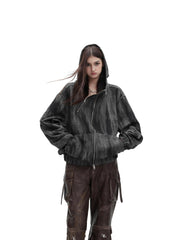 【24s January.】Retro Graffiti Metallic Hooded Sweatshirt ArtsKoreanMan