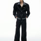 【25s Aug.】Fake Two-piece Shirt And Cardigan Hoodie Set