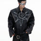 【25s Aug.】Totem Studded Deconstructed Pony Hair Jacket