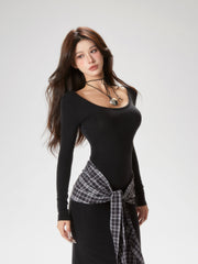 【24s Nov.】Basic Inner Wear Hip Long Skirt TrendyStyle101