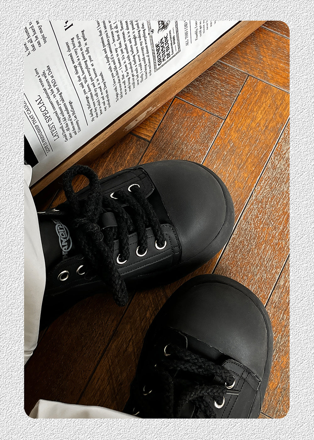 Mickey Style Big Toe Thick Sole Casual Shoes ArtsKoreanMan